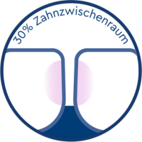 30% des Zahns gehören zum Zahnzwischenraum
