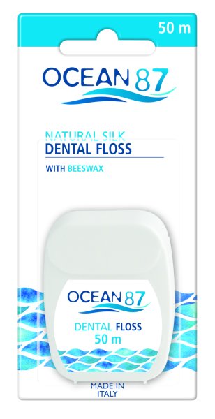 Ocean87 Zahnseide mit Bienenwachs 50m