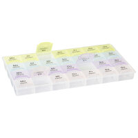 Pillendose 7 Tage 4 Fächer