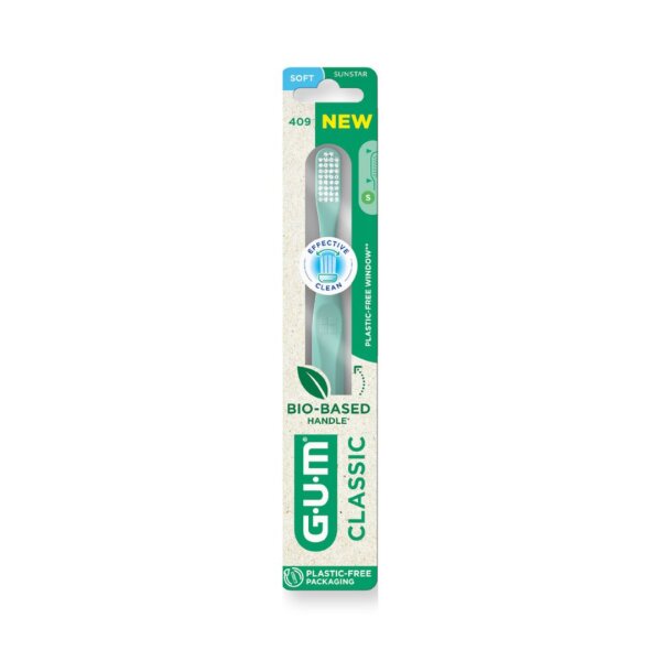 GUM Classic Zahnbürste 409, kompakt, soft