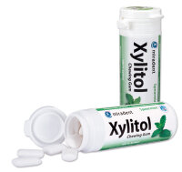 Miradent Xylitol Zahnpflegekaugummi Grüne Minze