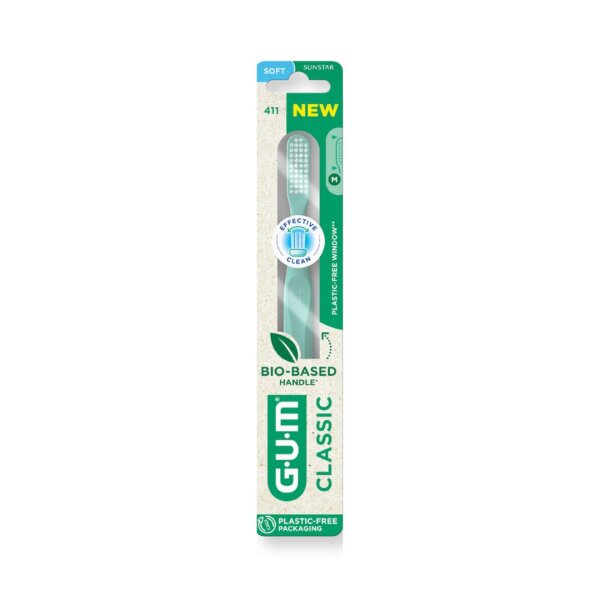 GUM Classic Zahnbürste 411, groß, soft
