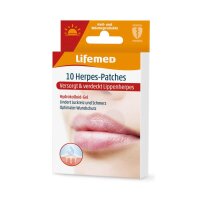 Herpes-Patches Hydrokolloid transparent 10 Stück