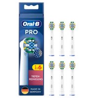 Oral-B Pro Aufsteckbürsten Tiefenreinigung 6er...