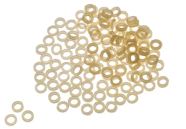 Zahnspangengummis 1/4" - 6,35 mm, 4,5 oz. Medium, Latexfarben