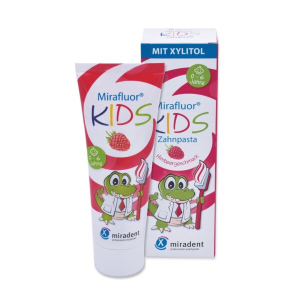 Mirafluor Kids Fruchtige Fluorid-Zahncreme