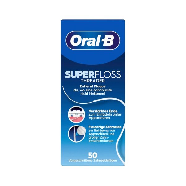 Oral-B Superfloss Threader mit 50 Fäden