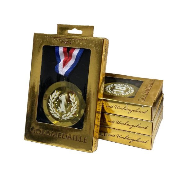 Goldmedaille Verschiedene Motive