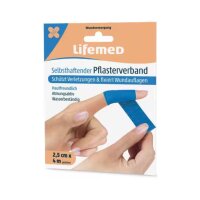 Pflasterverband selbsthaftend 4 m x 2,5 cm