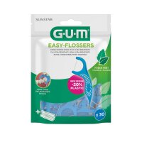 GUM Easy Flossers, Zahnseidesticks gewachst, mint