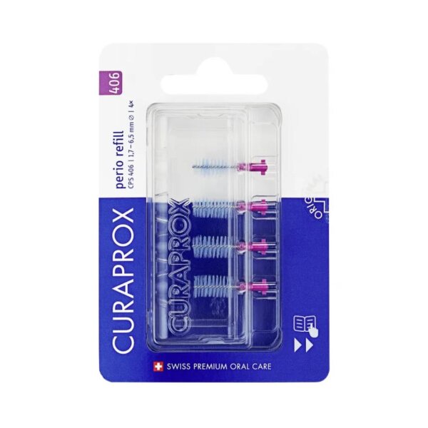 Curaprox Interdentalbürsten Refill Perio CPS 406 - 4 Stück