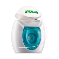 GUM Zahnseide Original White, mit Fluorid, gewachst, 30 m