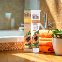 Ecodenta Organic Whitening Zahnpasta mit Papaya
