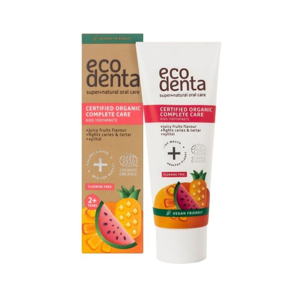 Ecodenta Organic Kids Zahnpasta Fruchtmix – Ohne Fluorid