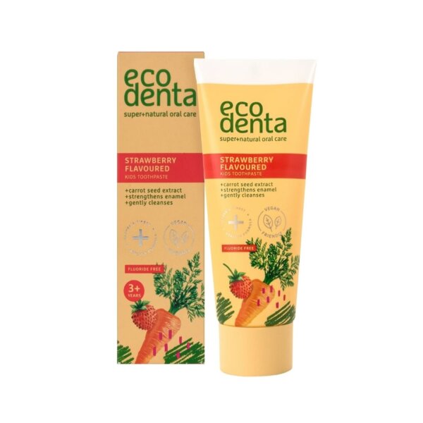 Ecodenta Kids Zahnpasta Erdbeere – Ohne Fluorid