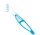PreshBrush Zahnersatz-/ Schienenreinigungsbürste