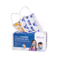 OP-Mundschutz Wellsamask für Kinder mit bunten...