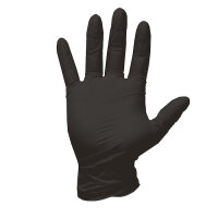 Nitrilhandschuhe puderfrei schwarz Gr. L, 100 Stück
