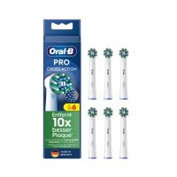Oral-B Pro Aufsteckbürsten Cross Action 6er Weiß