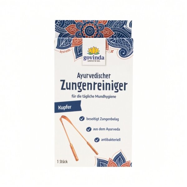 Ayurvedischer Zungenreiniger Kupfer